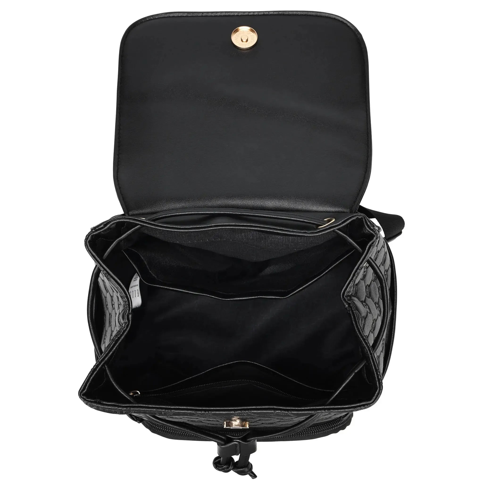 ELLE Compass 10L Vegan Leather Monogram Mini Backpack