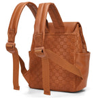 ELLE Compass 10L Vegan Leather Monogram Mini Backpack
