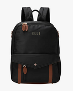 ELLE Luxe Journey 18L Twill and Vegan Leather Backpack