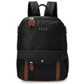 ELLE Luxe Journey 18L Twill and Vegan Leather Backpack