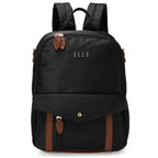 ELLE Luxe Journey 18L Twill and Vegan Leather Backpack