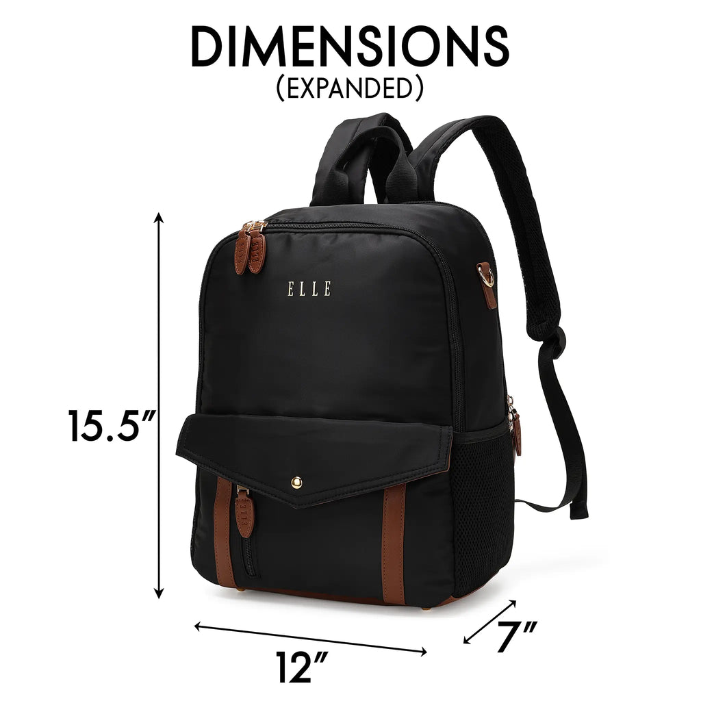 ELLE Luxe Journey 2-Piece Weekender & Backpack Set
