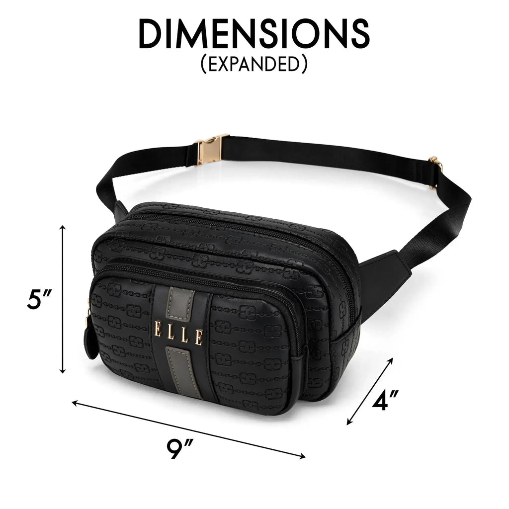 ELLE Eleganza 1.6L Belt Bag | Fanny Pack | Sling | Crossbody Bag