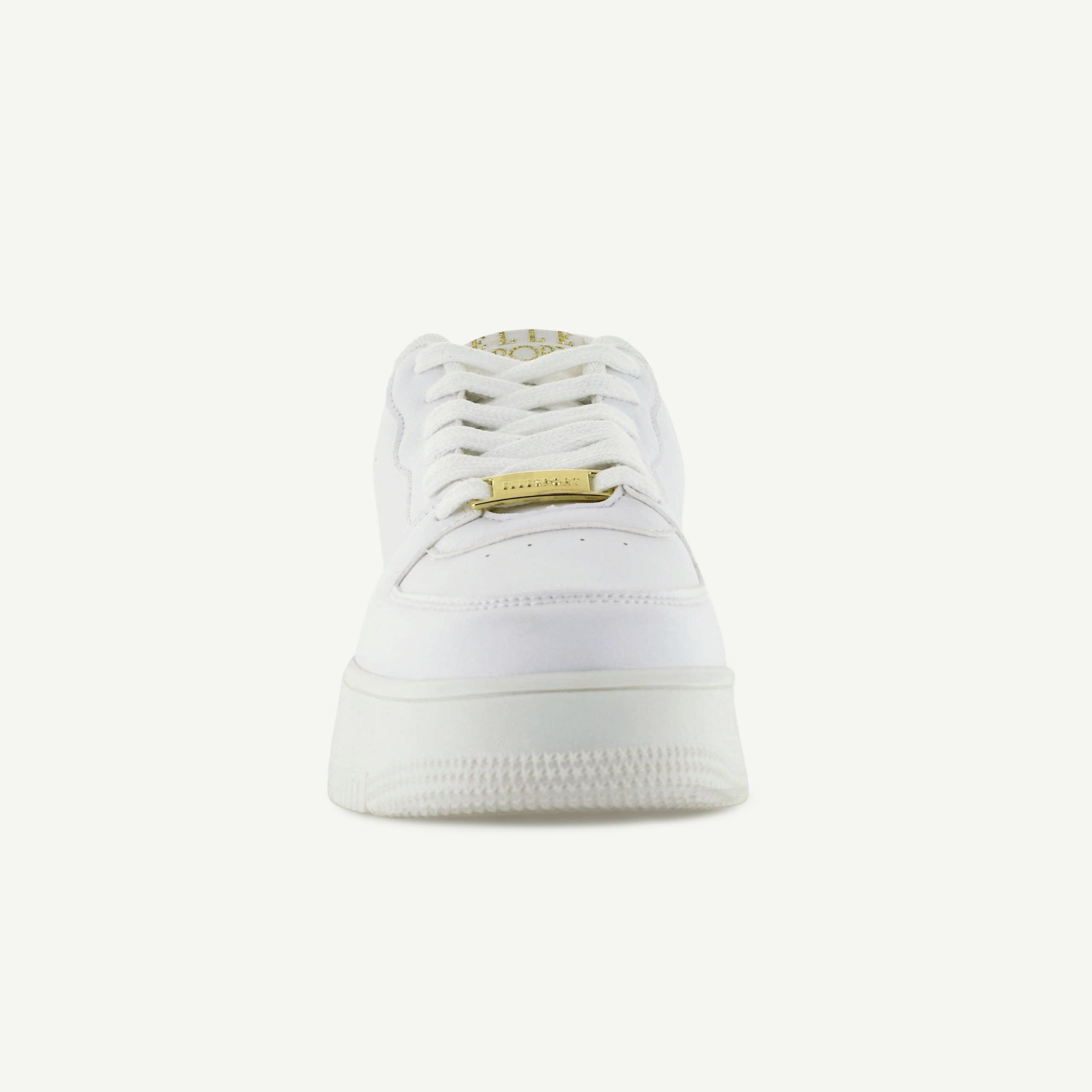 The METRO Platform Court Shoe | White