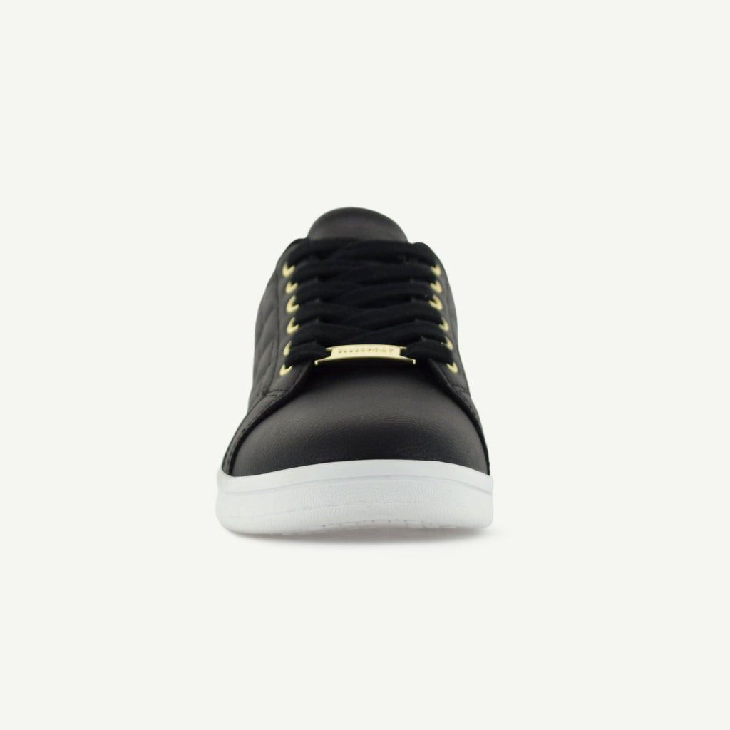 Voltaire Quilted Court Shoe Black