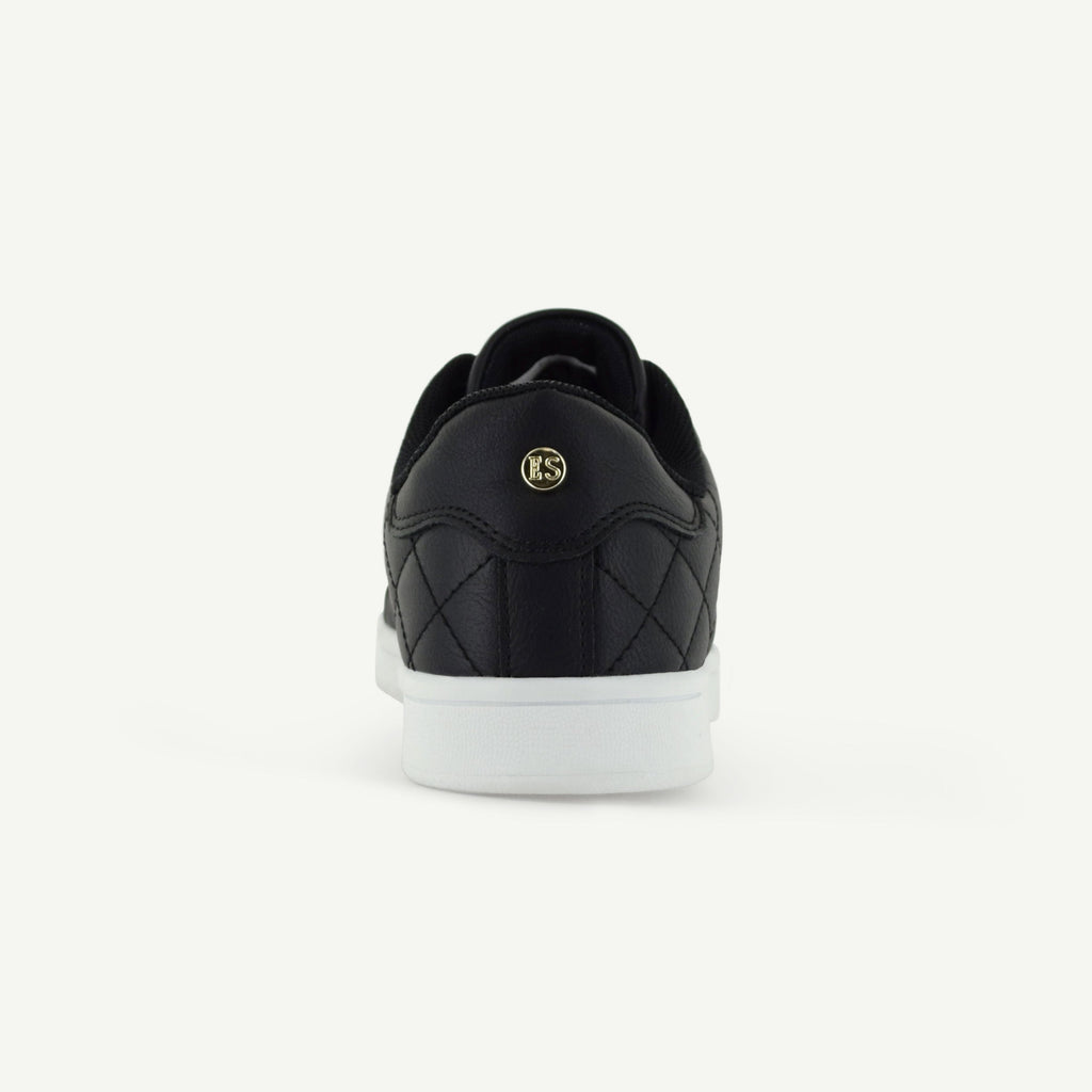 Voltaire Quilted Court Shoe Black