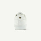 Voltaire Quilted Court Shoe White