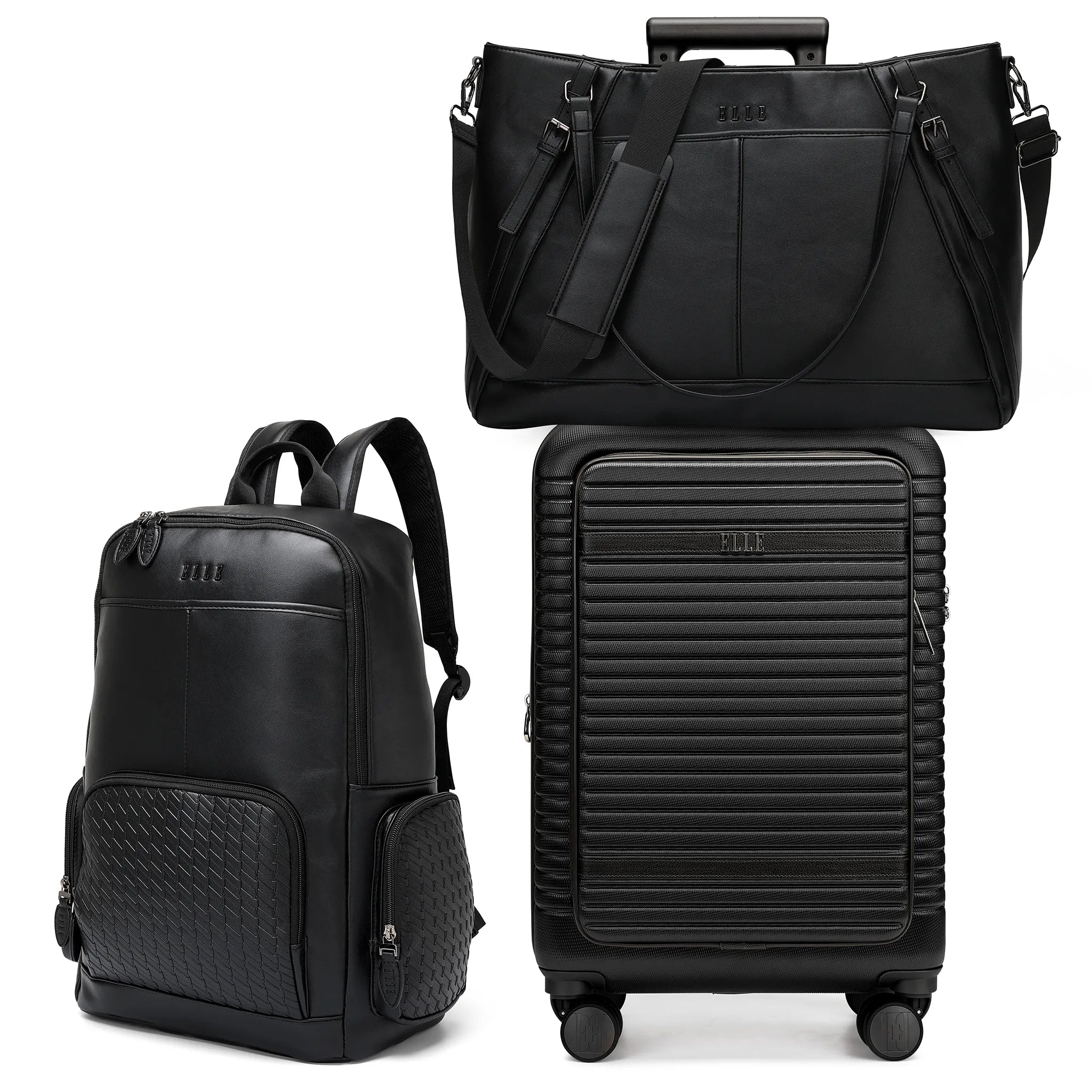 Leisure Escape Expandable 3-Piece Luggage Set