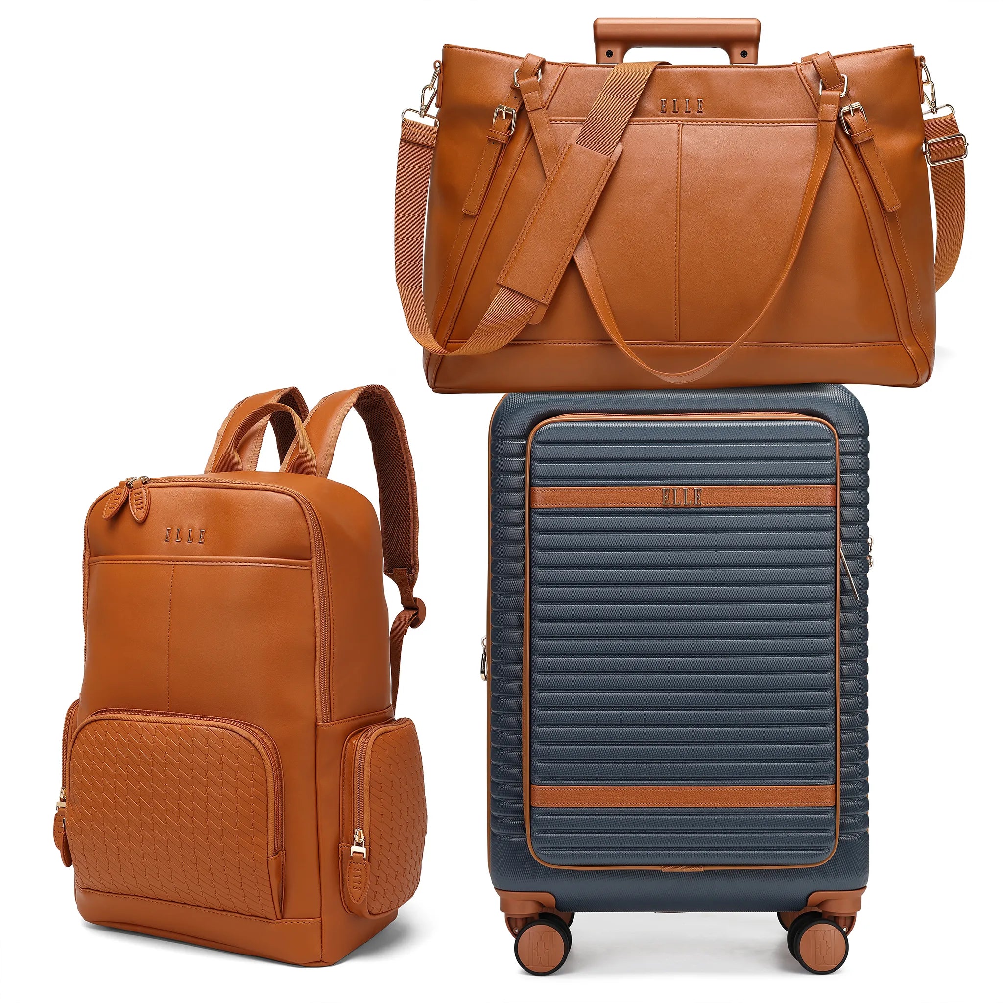 Leisure Escape Expandable 3-Piece Luggage Set