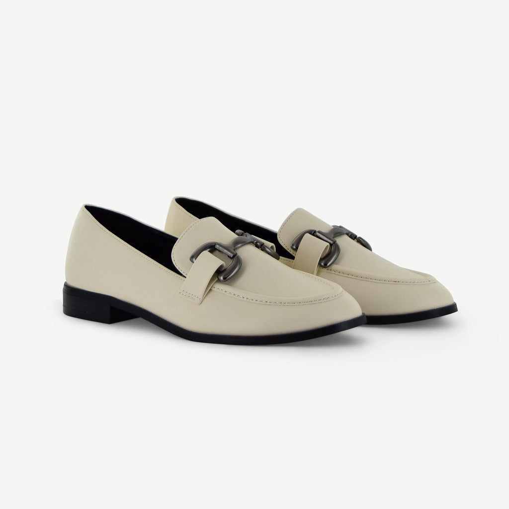 Georgina Classic Loafer | Ecru
