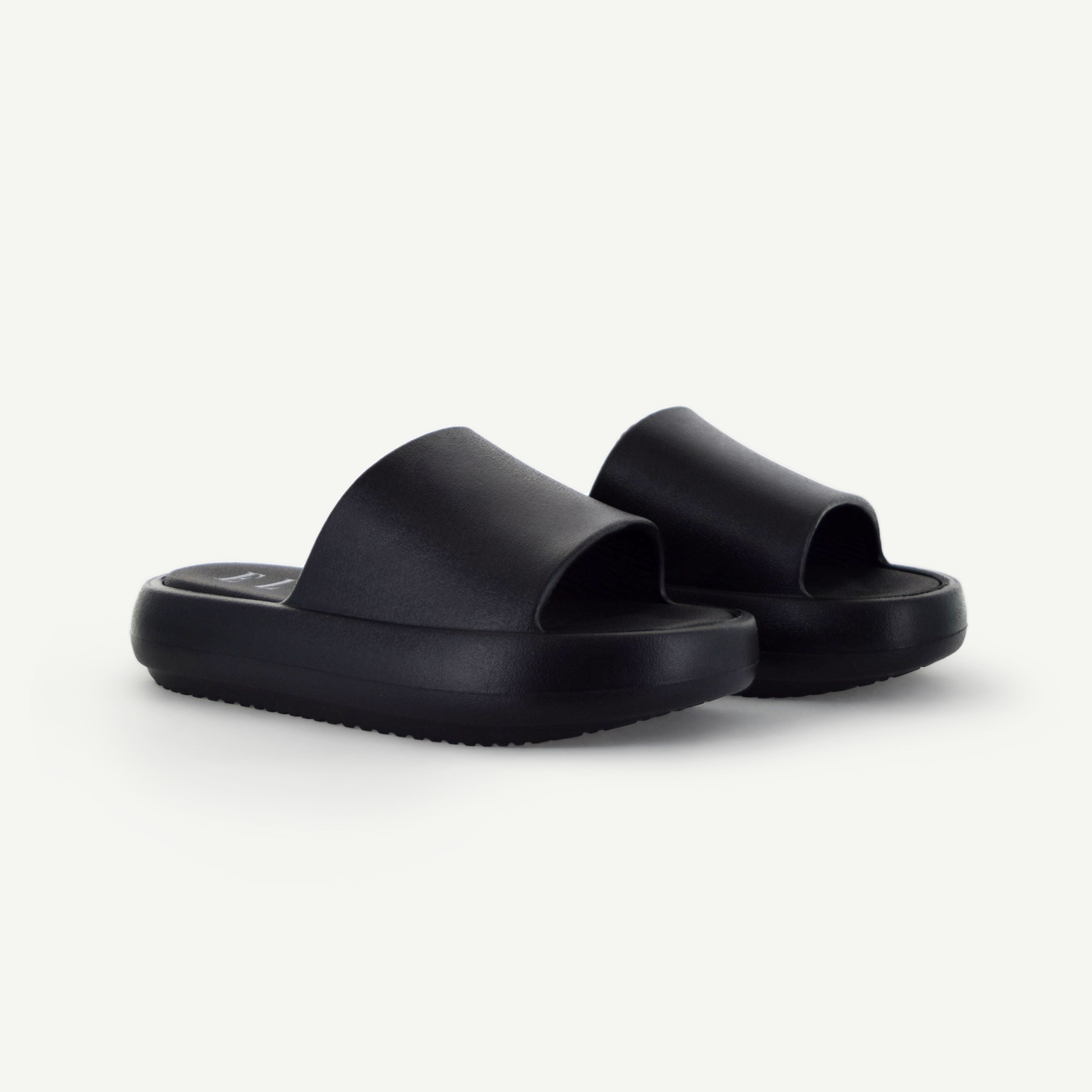 ST. TROPEZ Platform Slide | Black