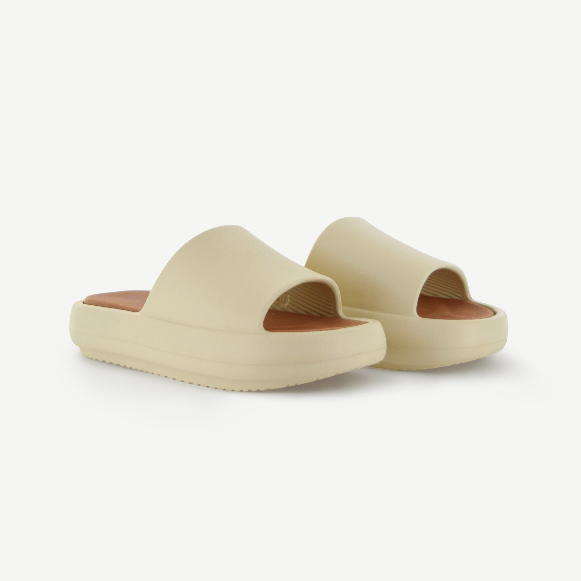 ST. TROPEZ Platform Slide | Tan