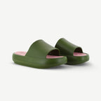 ST. TROPEZ Platform Slide | Olive