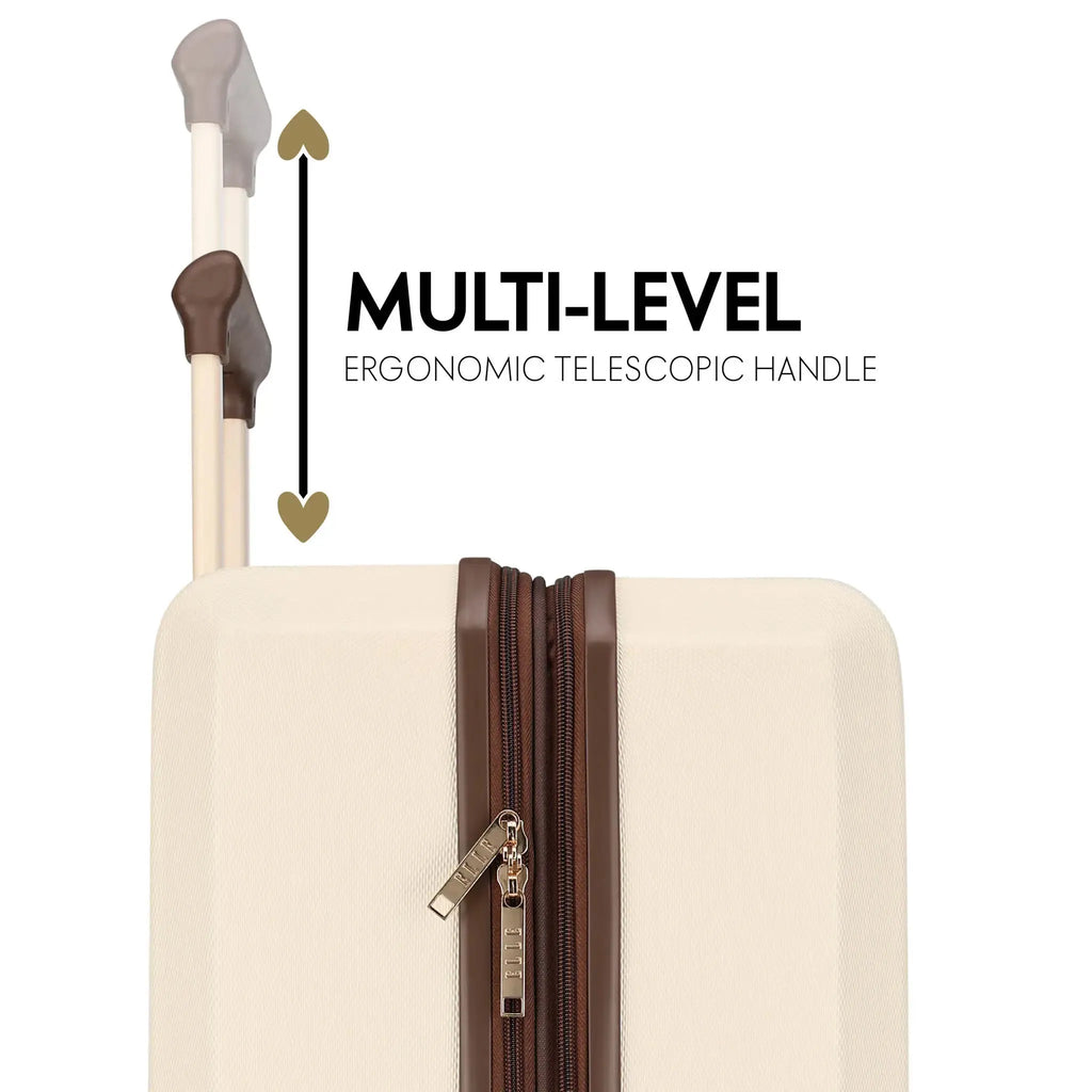 Luxe Journey 3-Piece Expandable Retro Luggage Set
