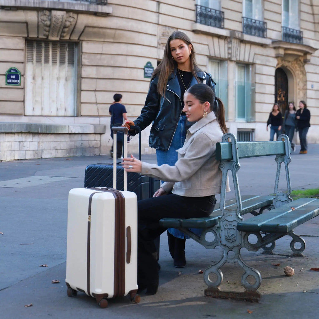 Luxe Journey 3-Piece Expandable Retro Luggage Set