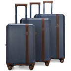 Luxe Journey 3-Piece Expandable Retro Luggage Set