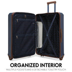 Luxe Journey 3-Piece Expandable Retro Luggage Set
