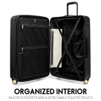 Louvre 2-Piece Expandable Polycarbonate Luggage Set