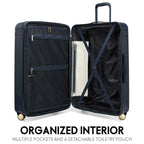 Louvre 2-Piece Expandable Polycarbonate Luggage Set
