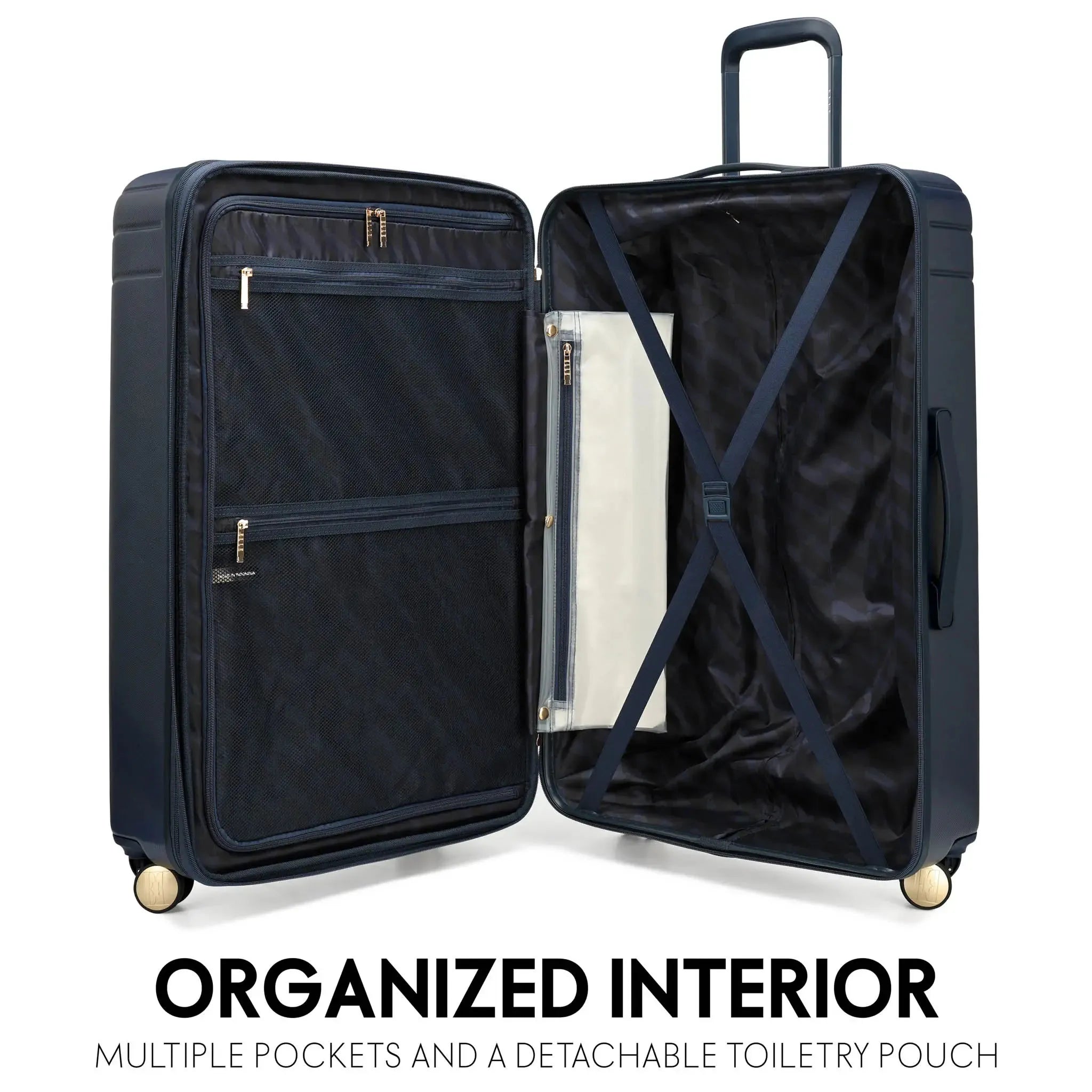 Louvre 2-Piece Expandable Polycarbonate Luggage Set