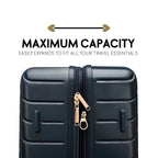 Louvre 2-Piece Expandable Polycarbonate Luggage Set