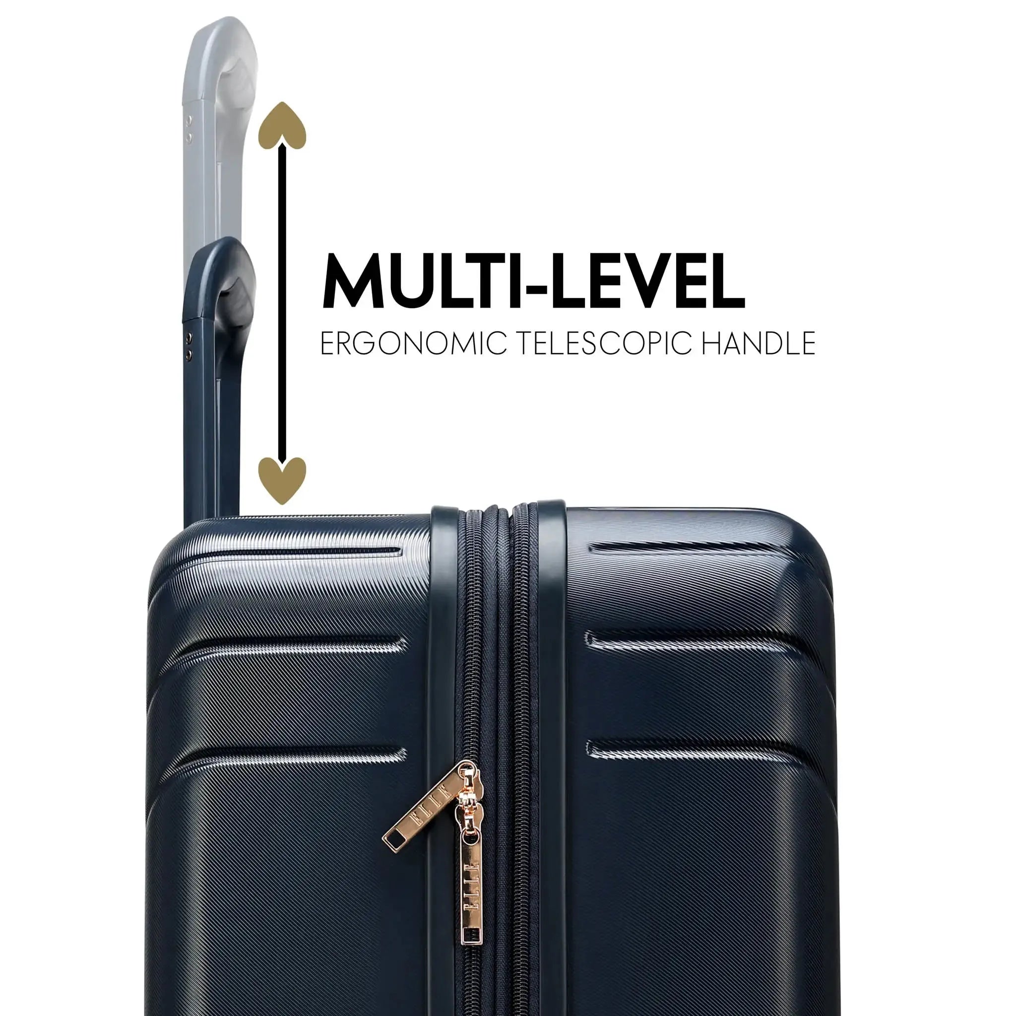 Louvre 2-Piece Expandable Polycarbonate Luggage Set