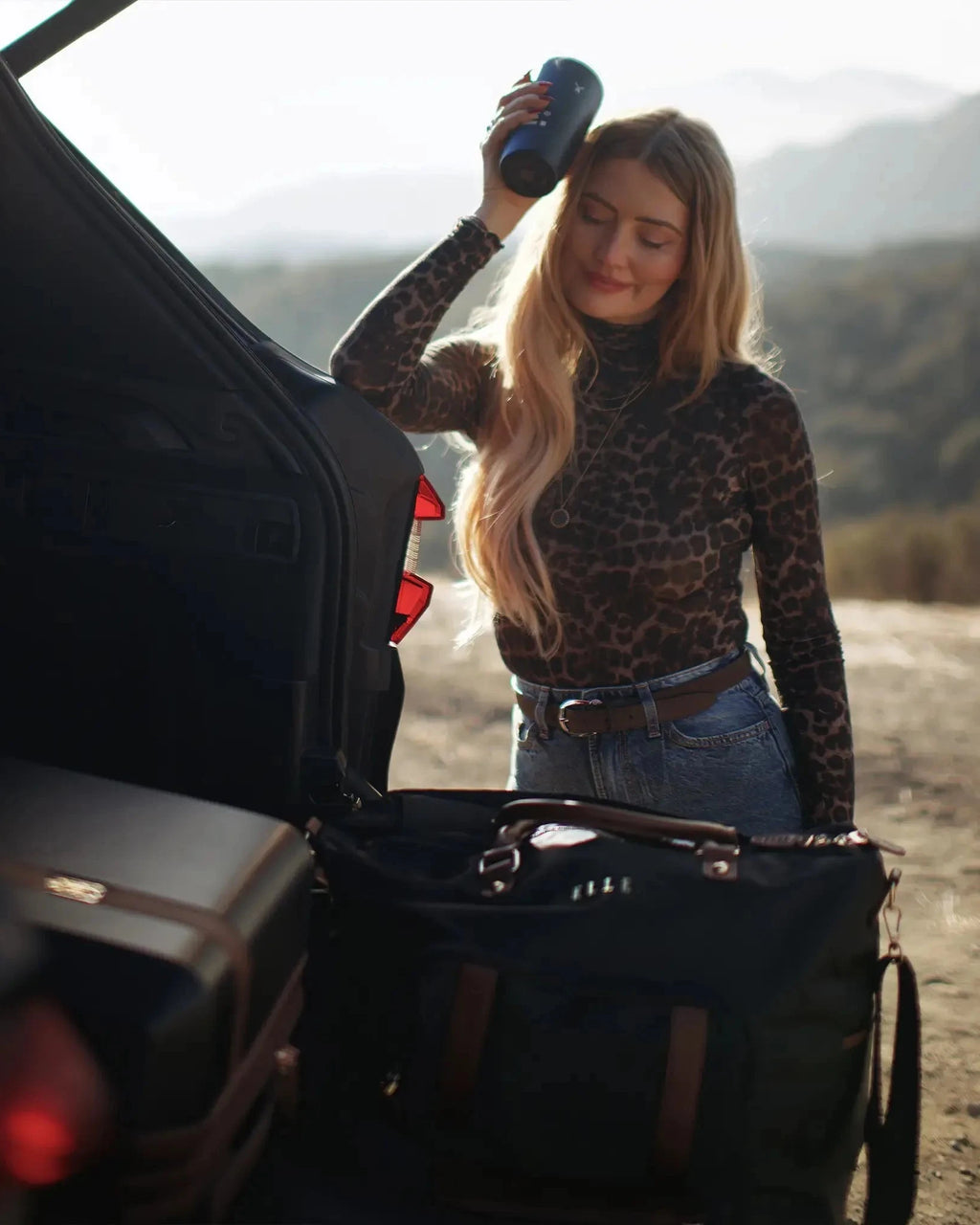 ELLE Luxe Journey 2-Piece Weekender & Backpack Set