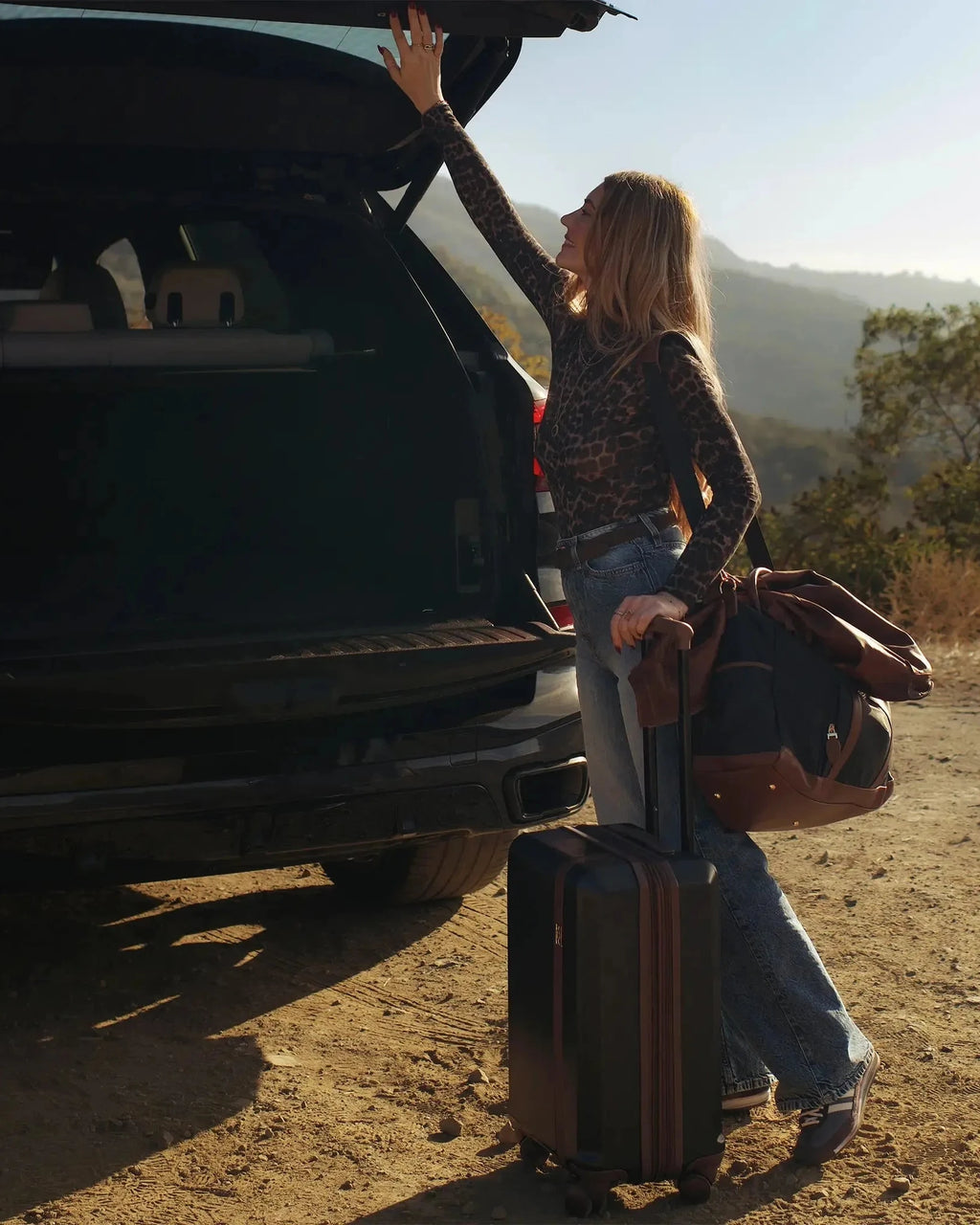 ELLE Luxe Journey 2-Piece Weekender & Backpack Set