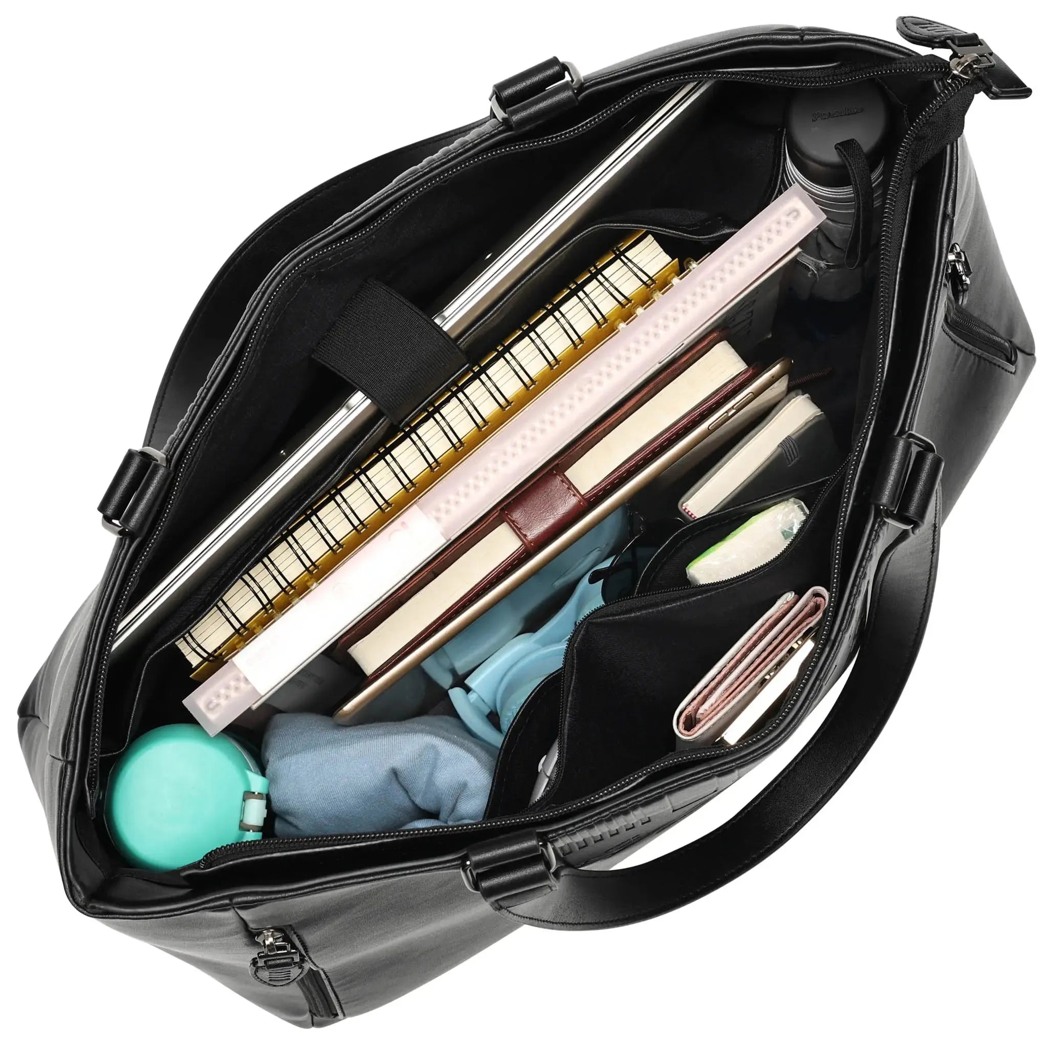 ELLE Roamer 24L Vegan Leather Weekender Tote Bag