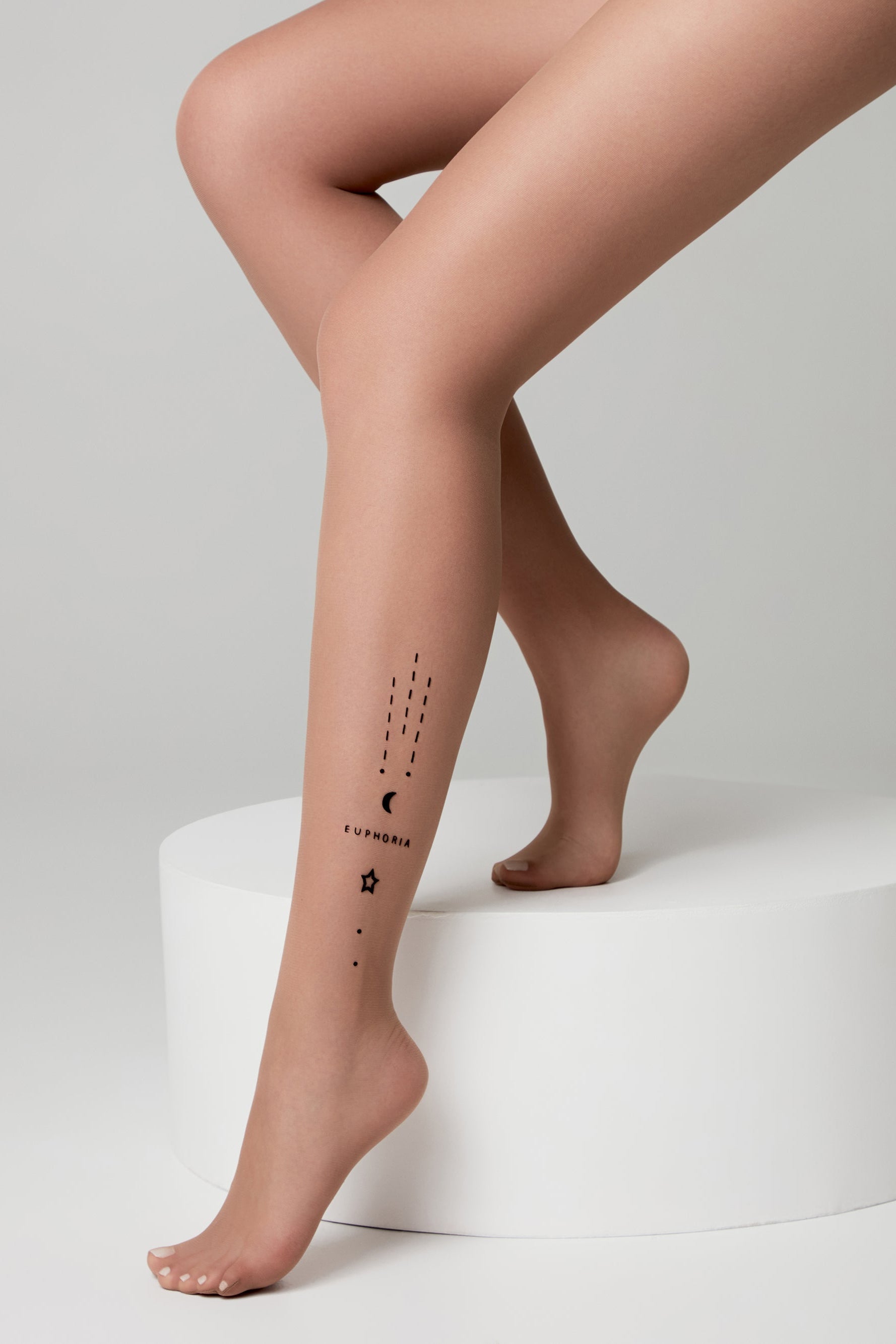 Conte Euphoria Fantasy Tights | Voluminous Flock Pattern