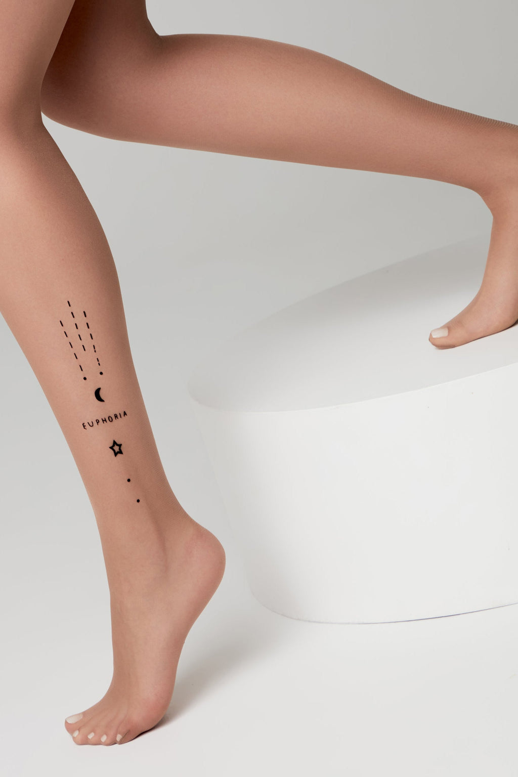 Conte Euphoria Fantasy Tights | Voluminous Flock Pattern