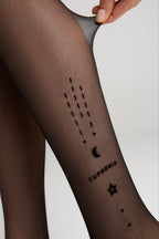 Conte Euphoria Fantasy Tights | Voluminous Flock Pattern