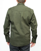 Earl Denim Shirt | Dusty Olive