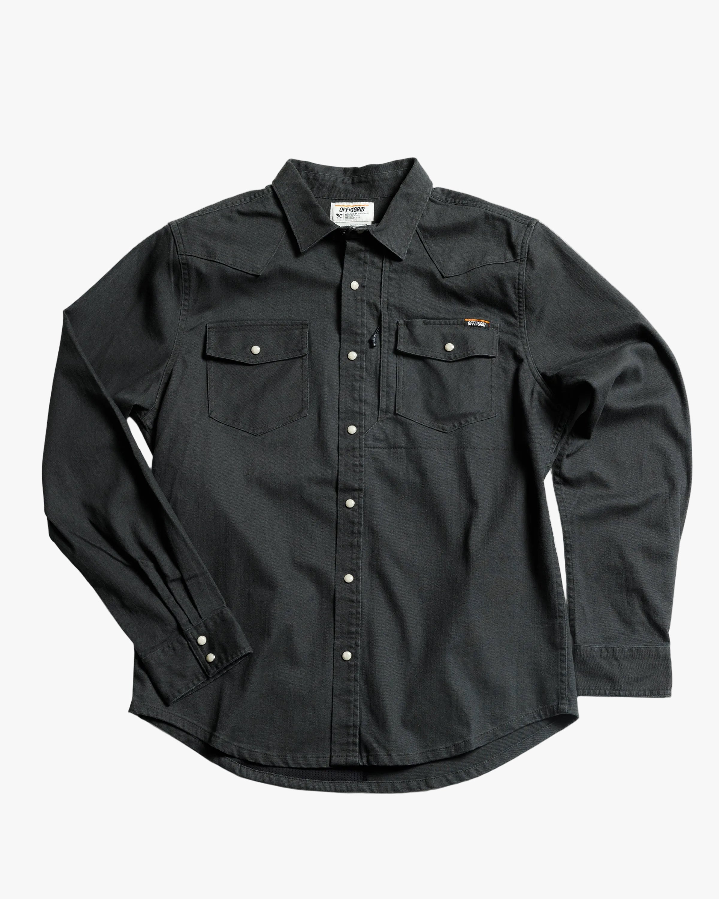 Earl Denim Shirt | Vintage Black