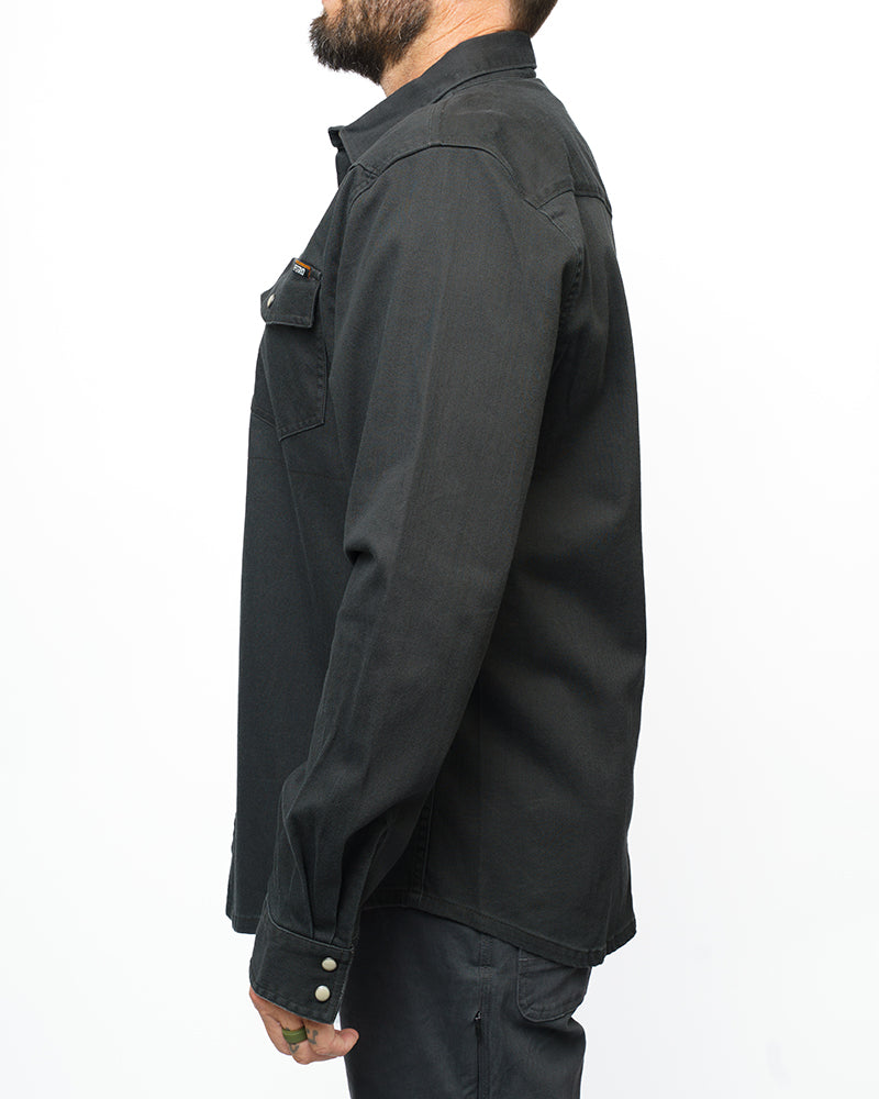 Earl Denim Shirt | Vintage Black