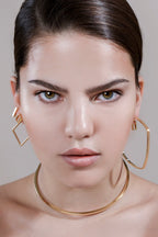Square Shaped Hoops by Eklexic