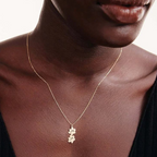 EverPaw Double Paw Print Necklace