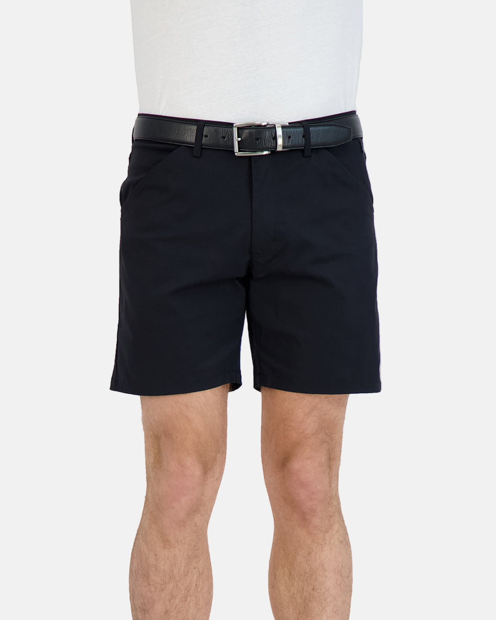 Everyday Stretch Shorts with Comfortable Built-In Liner Black