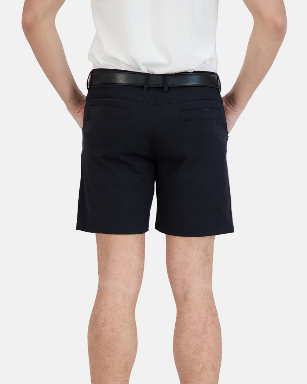 Everyday Stretch Shorts with Comfortable Built-In Liner Black