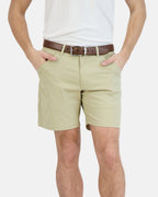 Everyday Stretch Shorts with Comfortable Built-In Liner Khaki