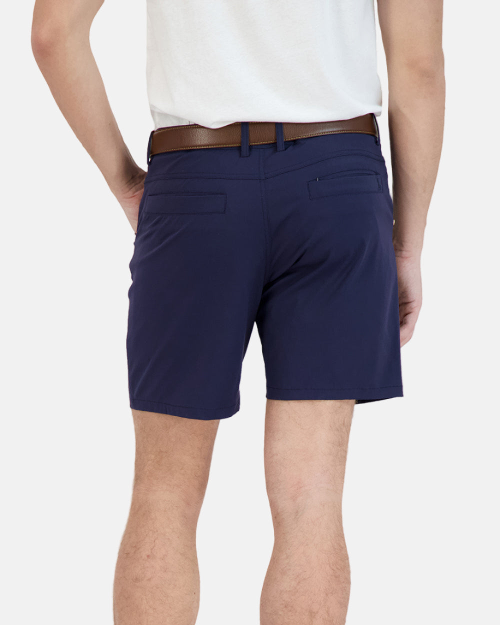Everyday Stretch Shorts with Comfortable Built-In Liner Navy