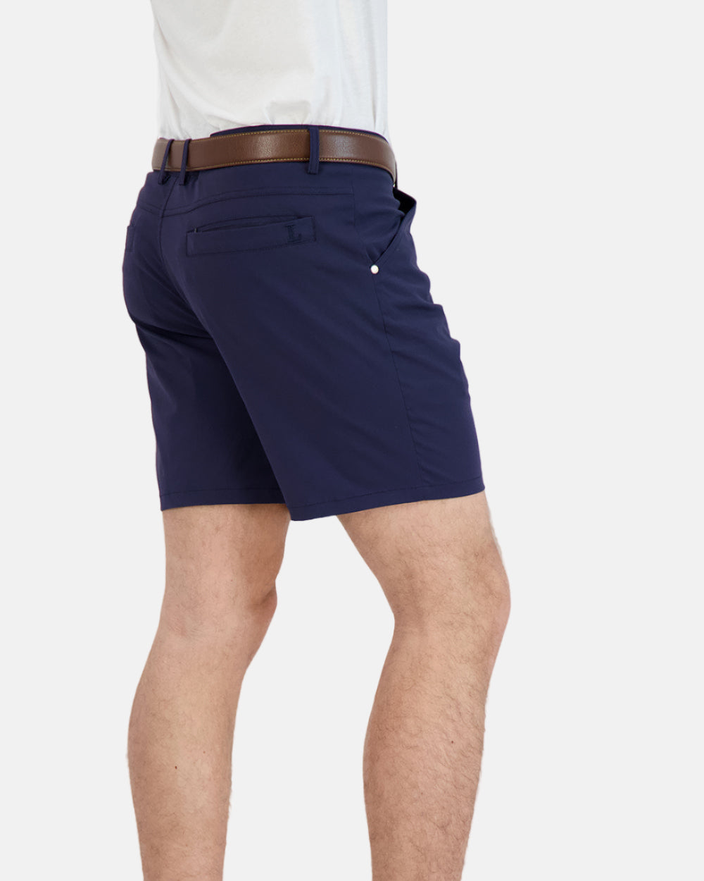Everyday Stretch Shorts with Comfortable Built-In Liner Navy