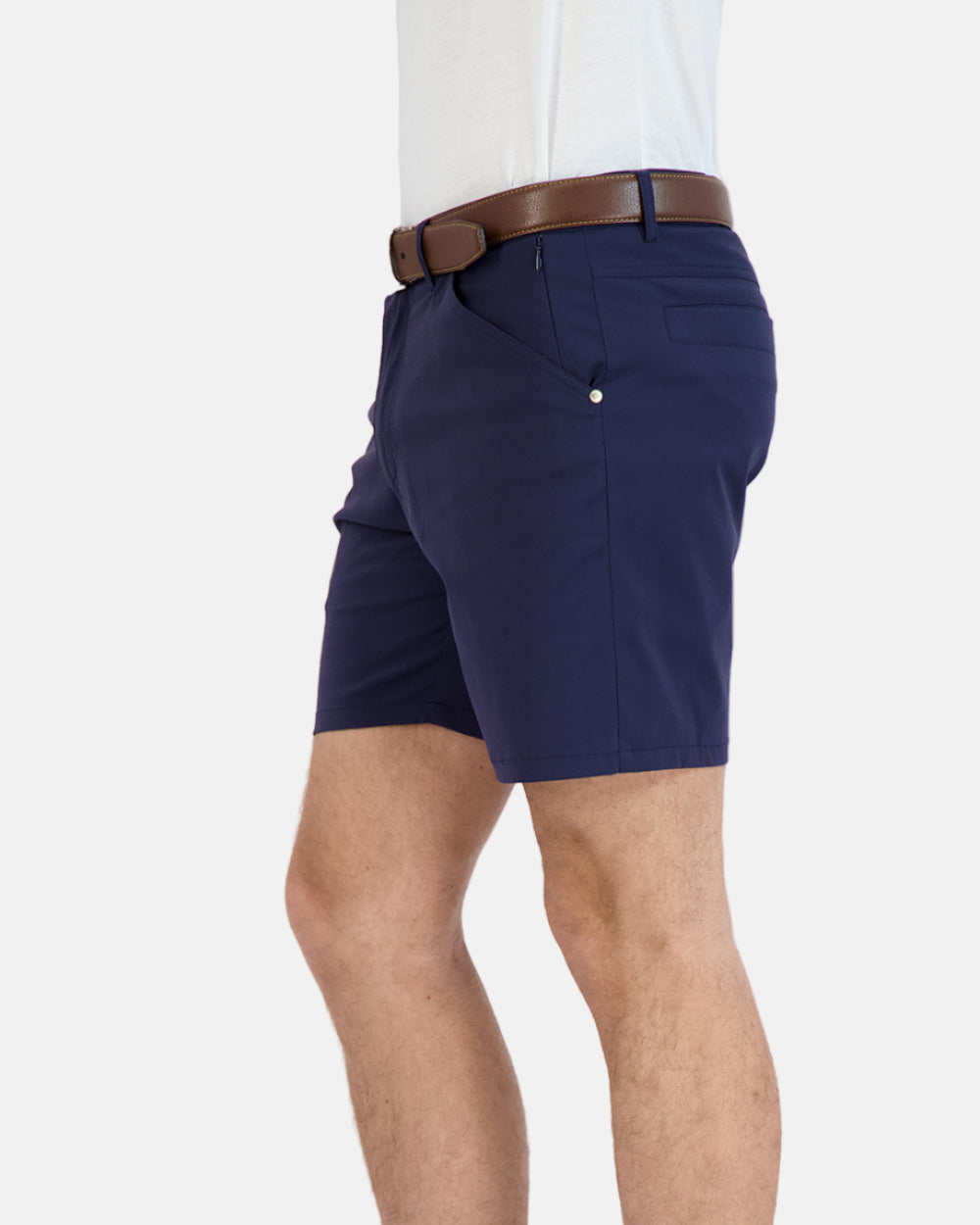 Everyday Stretch Shorts with Comfortable Built-In Liner Navy