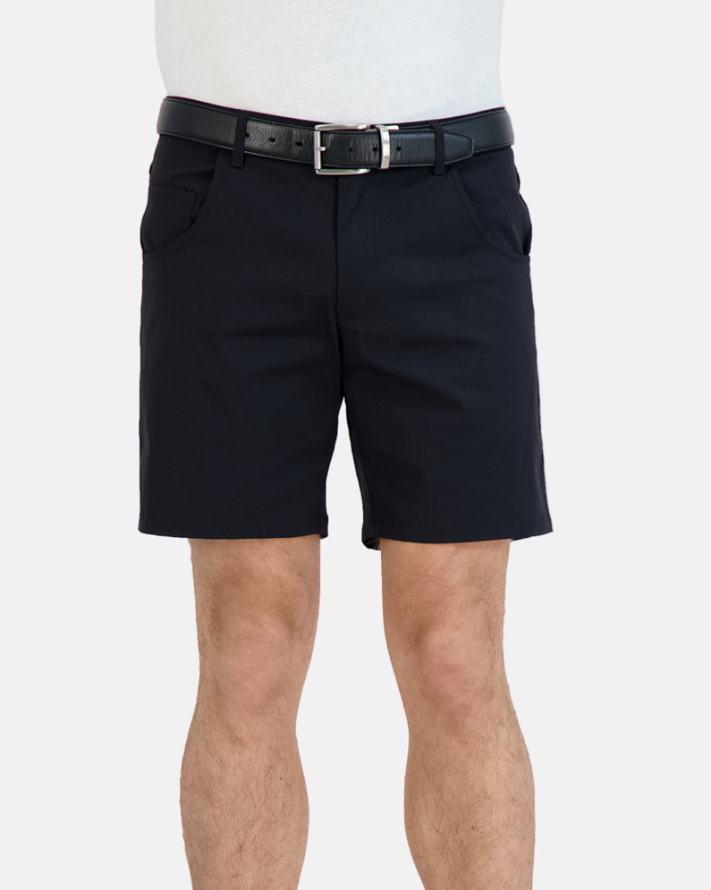 Everyday Stretch Shorts with a Comfortable Built-In Liner Black