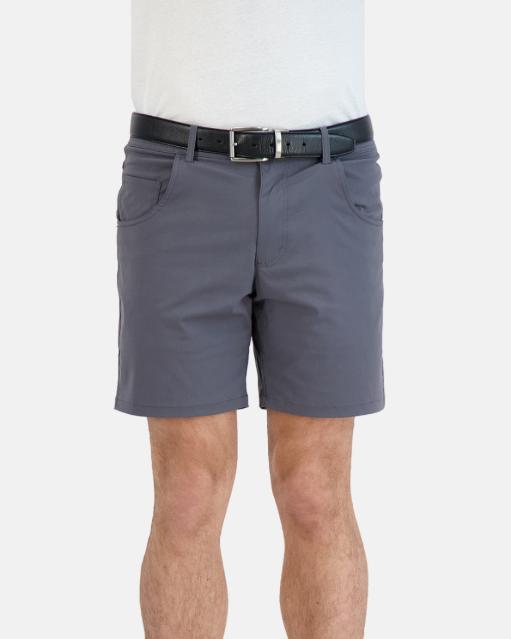 Everyday Stretch Shorts with a Comfortable Built-In Liner | Grey