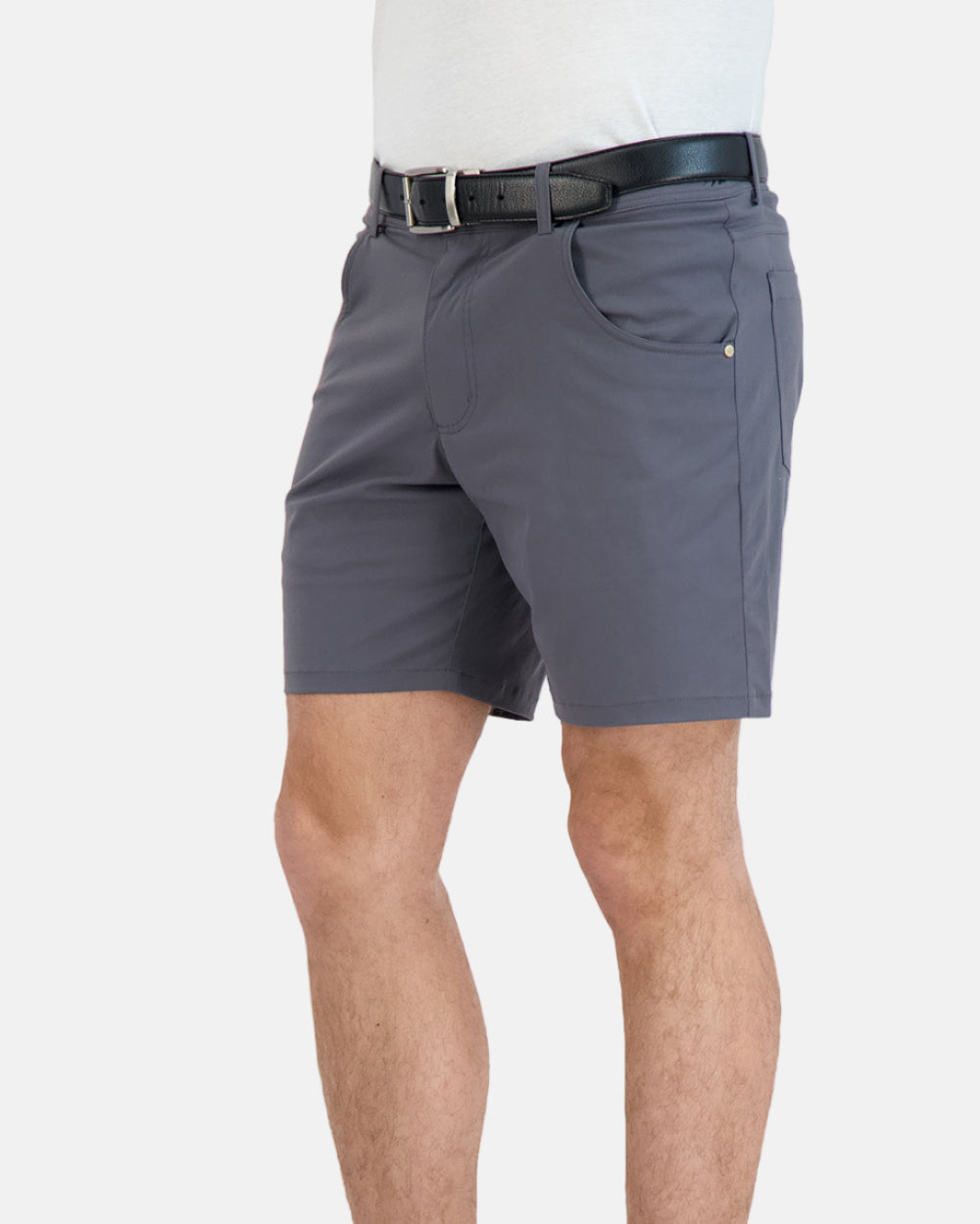 Everyday Stretch Shorts with a Comfortable Built-In Liner | Grey