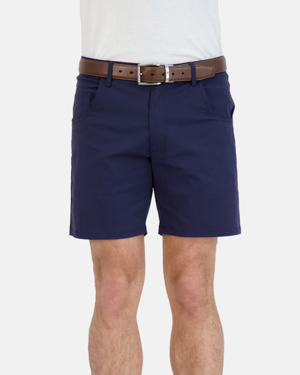 Everyday Stretch Shorts with a Comfortable Built-In Liner | Navy