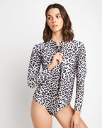 Front Zip One-Piece Rash Guard F1804 Cat