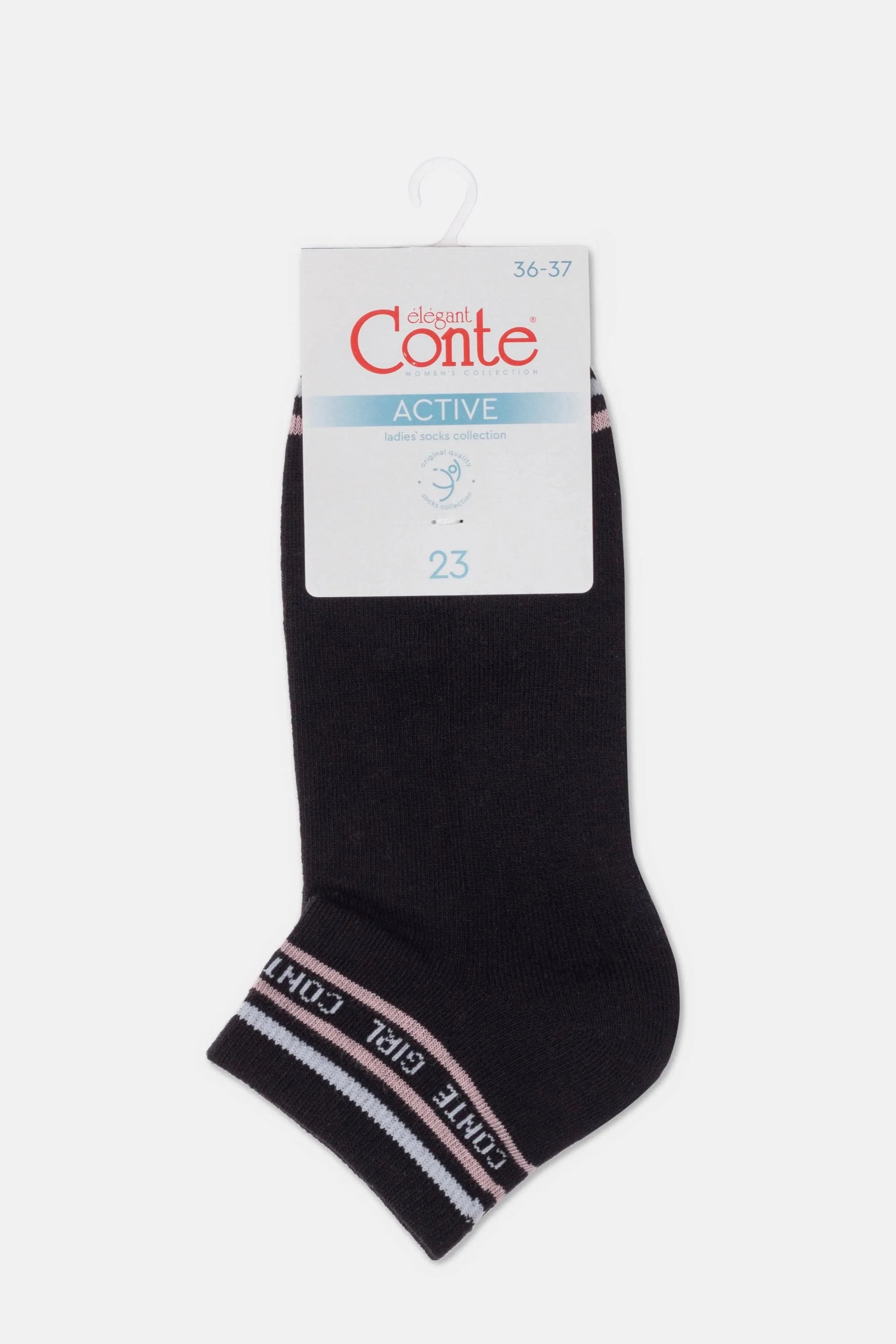 Cotton Ankle Socks Conte Active 572 | Terry Foot