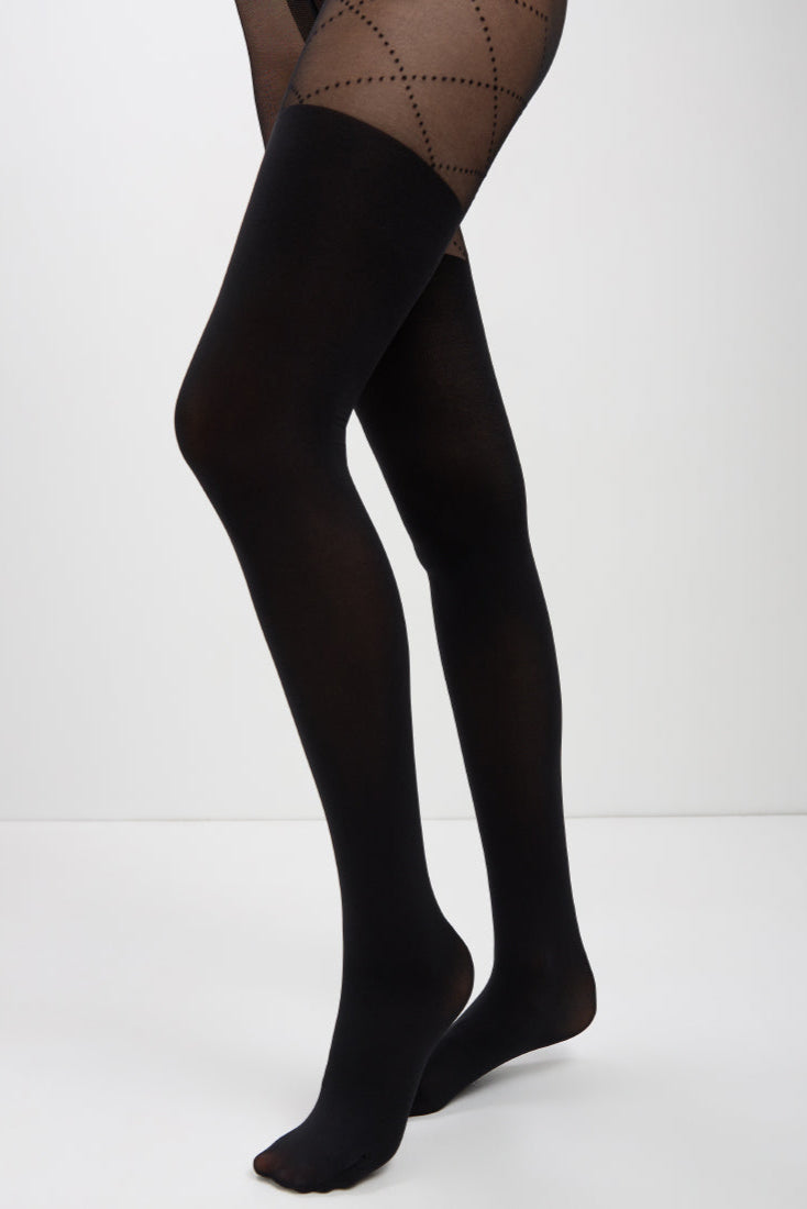 Conte Fabia Fantasy Tights | Stockings Imitation and Lacing